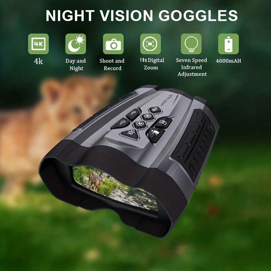 Night Vision Binoculars, Infrared Digital Night Vision Goggles With 10X