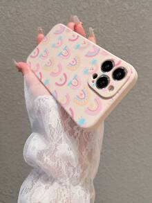 1 Ốp lưng bảo vệ Magic Cube White Rainbow tương thích với iPhone 15ProMax/15Plus/15Pro/14/13/12/11 - màu đen - Xem 3