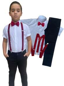 Young Boys Sets - 紫紅色 - 查看 2