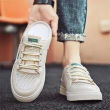 Men's Summer Casual Breathable Mesh Men's Shoes, And Versatile, Comfortable And Slow Walking Men's Shoes - Beige - View 3