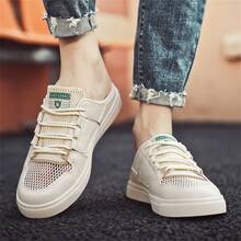 Men's Summer Casual Breathable Mesh Men's Shoes, And Versatile, Comfortable And Slow Walking Men's Shoes - Beige - View 5
