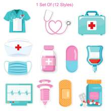 6/12 Pcs Funny Nurse Sticky Notes For Nurse Gifts Self-Stick Note Pads,Nursing School Essentials,Medical Assistant Accessories For Hospital School Nurse Doctor Supplies