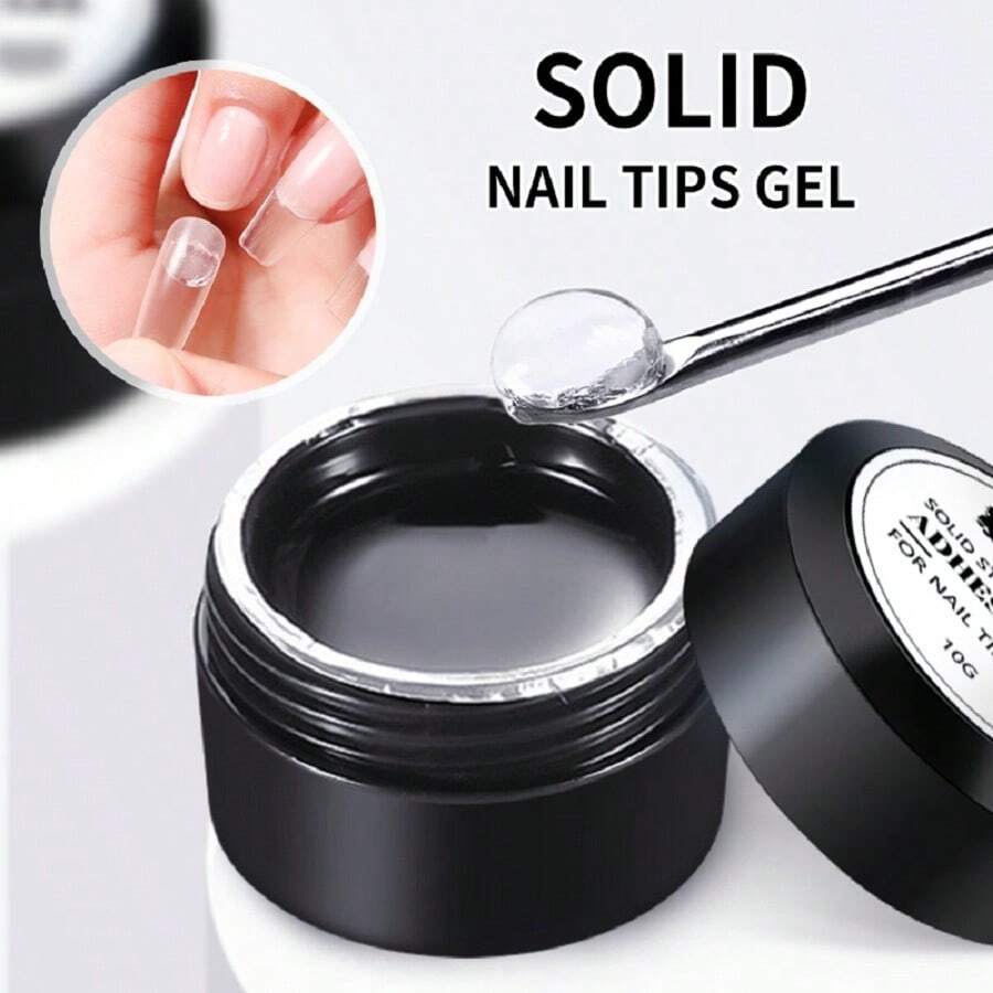 Keo dán chắc chắn Keo dán móng tay Nhật Bản Keo trị liệu bằng ánh sáng rắn Không làm hỏng móng tay Làm móng tay - Trong sáng - Xem 1