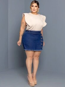 Plus Size Jeans - Rửa tối - Xem 6