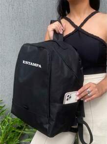 Women Functional Backpacks - 黑色 - 查看 5