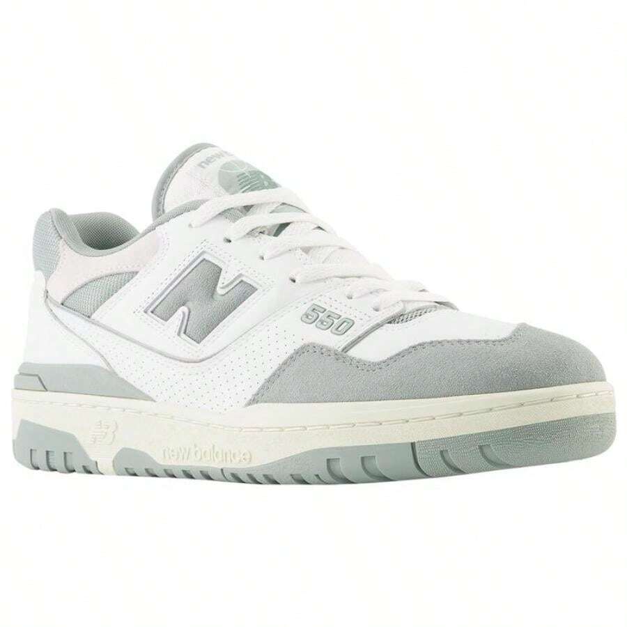 New Balance 550 - Men's - White/Mint Green - View 1