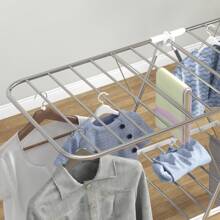 HOMCOM HOMCOM Séchoir à linge sur pieds pliable étendoir 2 niveaux ajustables dim. 148L x 60,5l x 98H cm