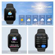 2024 New Arrival 2.01 Inches Full Screen Men's/Women's Sports Smartwatch, Phone Calling/Answering, Pedometer, Calorie, Incoming Call & Message Notification, Multi-Functional, Comes With Original Strap, Compatible With Android/IOS Phones