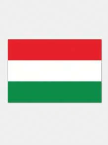 Hungary National Flag Size 4 (90*150cm), Single-Side - Apricot - View 1