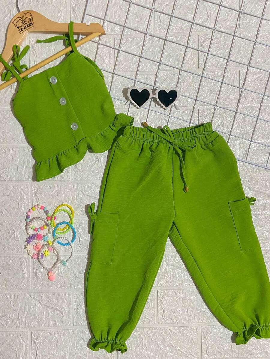 Young Girls Sets - 綠色 - 查看 1