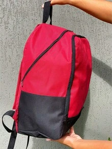 Women Functional Backpacks - 紅色 - 查看 5
