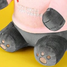 Miniso We Bare Bears Plush Toy With Hoodie(Panda) - Panda - View 5