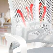 OYAJIA Ergonomic Home Office Chair, Mesh Office Chair With Armrest Desk Chair Lumbar Support For Computer Desk - Light Grey - View 8