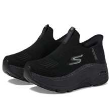 SKECHERS | Máximo acolchado Arch Fit Fluidity Hands Free Slip-Ins - Negro - Ver 1