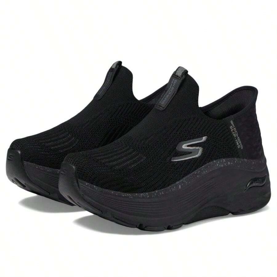 SKECHERS | Máximo acolchado Arch Fit Fluidity Hands Free Slip-Ins - Negro - Ver 1
