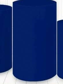 Cylinder Trio Cover Kit Easy Dress Party Decoration - Various Colors - 藏蓝色 - 查看 2