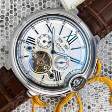 Đồng hồ cơ CASENO Lịch vạn niên La Mã Grand Men's Hoàn toàn tự động Tourbillon Belt - Nhiều màu - Xem 11