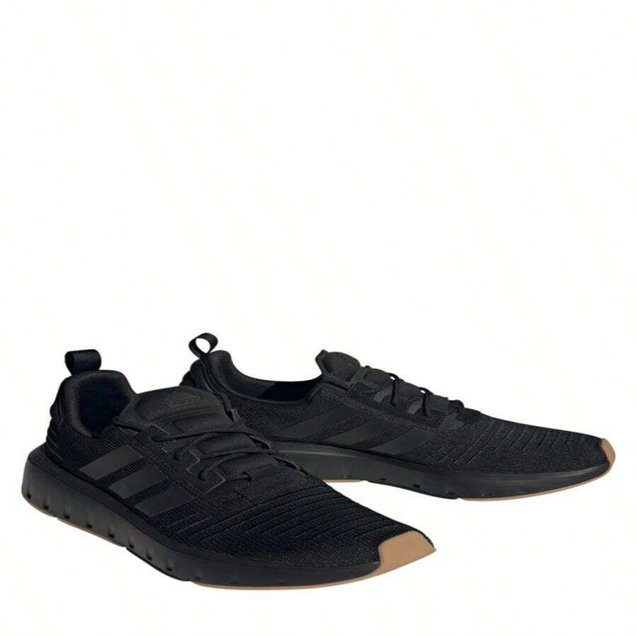 Adidas Swift Run 23 Running Shoe - Black/ Black/ Gum - View 1
