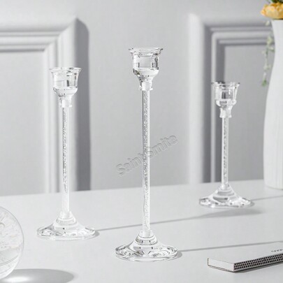 Acrylic Candle Holders, Candle Stand For Dining Table, Wedding Decor, Candlelight Dinner, Fashionable Acrylic Candle Holder