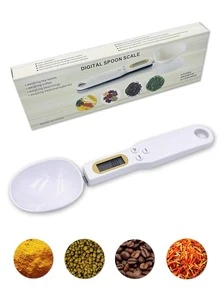1PC Kitchen Measuring Spoon Food Scale Digital Multifunctional Digital Spoon Scales Weighing From 0.1g To 500g Support Units G/Oz/Gn/Ct - White - View 3