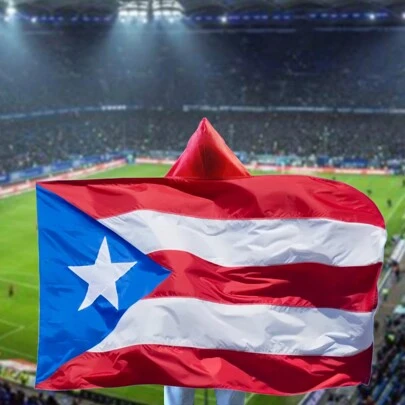 Puerto Rico Body Flag 90x150cm 3x5ft Pr Puerto Rico Cape Flag Fans Gift Indoor Outdoor Banner Decorations Cape Flag Fan Banner Cheering Flag