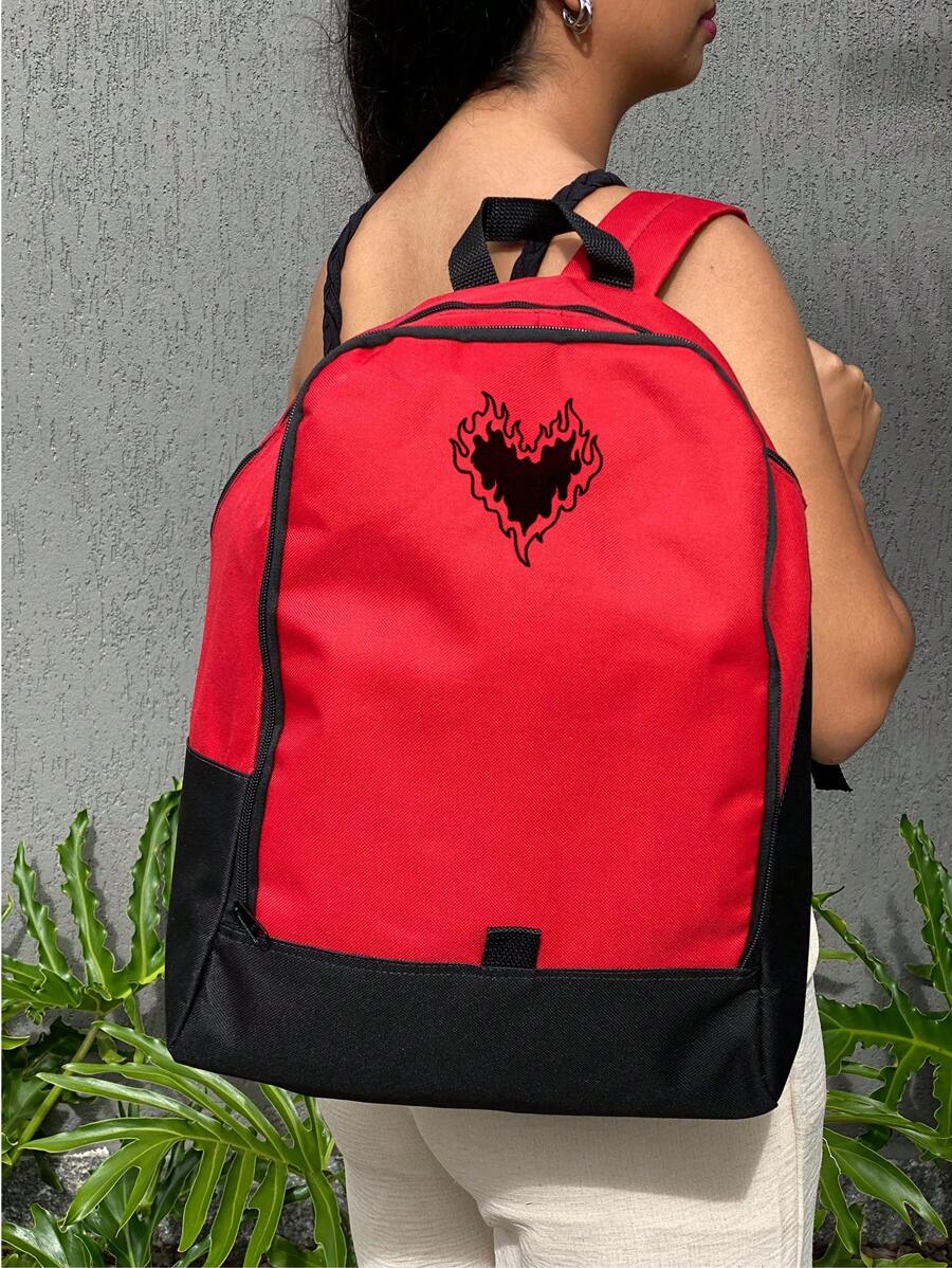 Women Functional Backpacks - Red - View 1