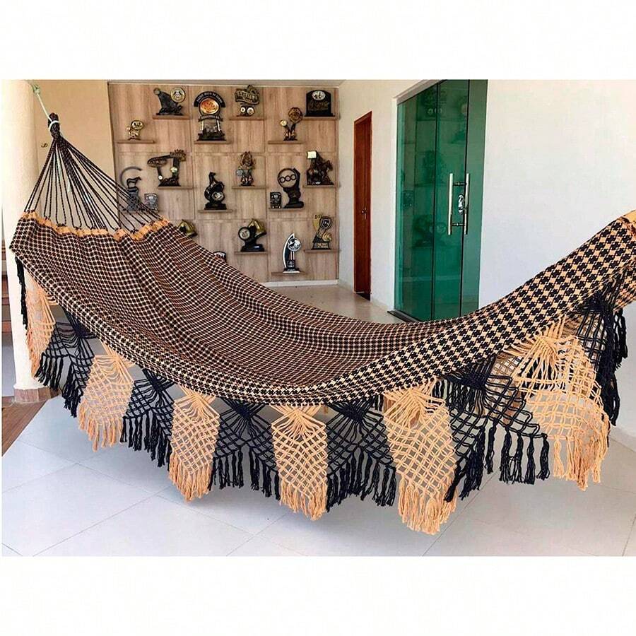 Hammocks - Caramel Brown and Black - View 1