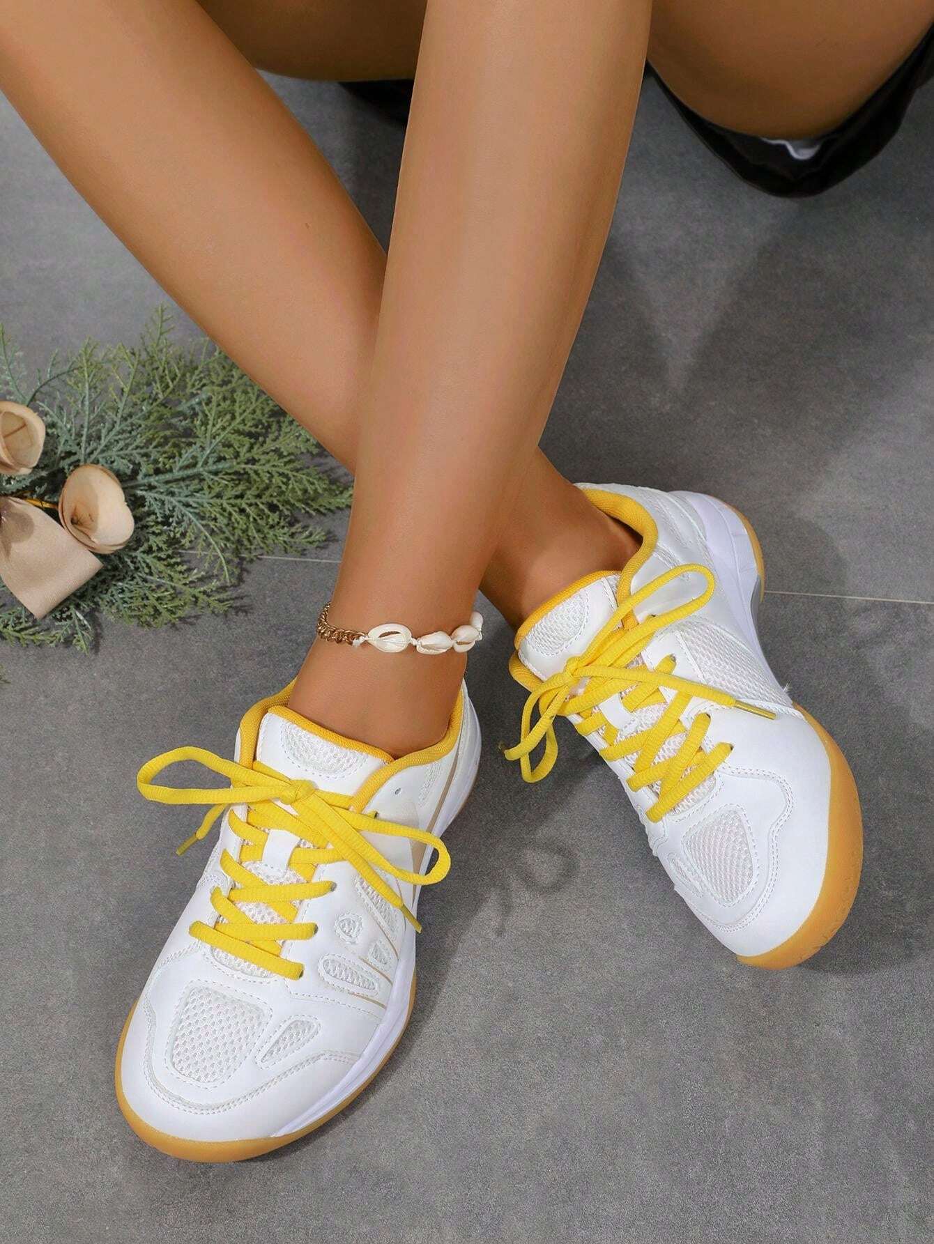 Women Athletic Sneakers For Badminton, Volleyball, Tennis, Table Tennis