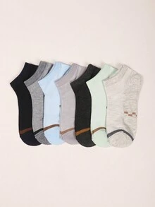 20 Đôi Ngẫu Nhiên Nam Xuân Hè Mới Chặn Màu Lưới Mỏng Thường Ngày Và Đa Năng Thoáng Khí Thuyền Tất - Nhiều màu - Xem 4