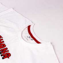 Lilo Y Stitch SINGLE JERSEY STITCH WHITE SHORT T-SHIRT - Comfortable And Light Short T-Shirt - Ideal For Warm Days - Original Designs Casual Style - 彩色 - 查看 3