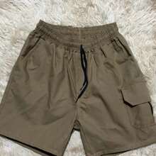Men Shorts - 棕色 - 查看 1