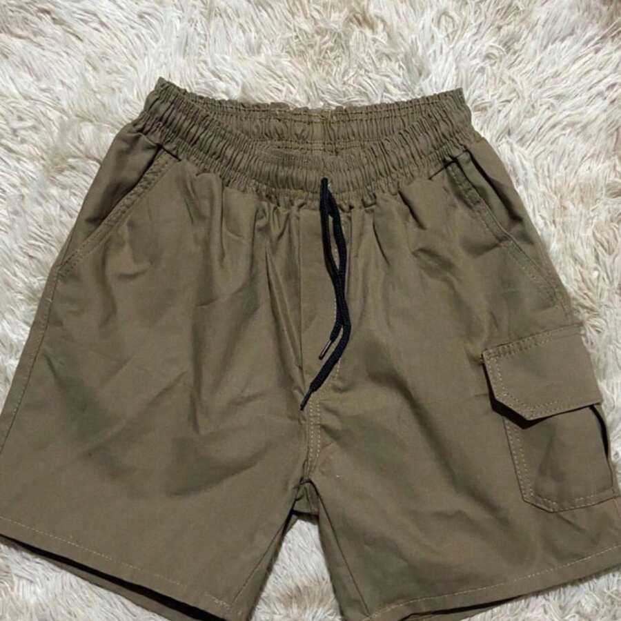 Men Shorts - 棕色 - 查看 1