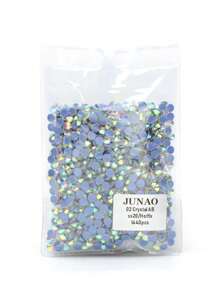 JUNAO SS3 SS4 SS5 SS6 SS8 SS10 SS12 SS16 SS20 SS30 SS34 SS40 SS50 Crystal AB Hotfix Glass Rhinestones For Clothing DIY - Multicolor - View 9