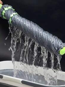 1pc Simple Rotating Hands-Free Mop - Super Absorbent, Suitable For Dust Removal On Tiles, Hardwood And Laminate Floors, Convenient For Home Cleaning - Color Random - Multicolor - View 3