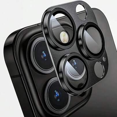 Suitable For 16 15 14 13 12 11 Pro Max/15 14 12 13 11 Pro Camera Lens Protective Film, Armor Camera Screen Protective Film Accessories, Suitable For Protective Case, High-Definition Tempered Glass, Anti-Fall Protection Gift For Birthday, Family, Friends Alloy Metal With Tempered Glass Full Cover, Lens Protector, Phone Accessories Waterproof Shockproof Scratch Resistant Anti-Fingerprint