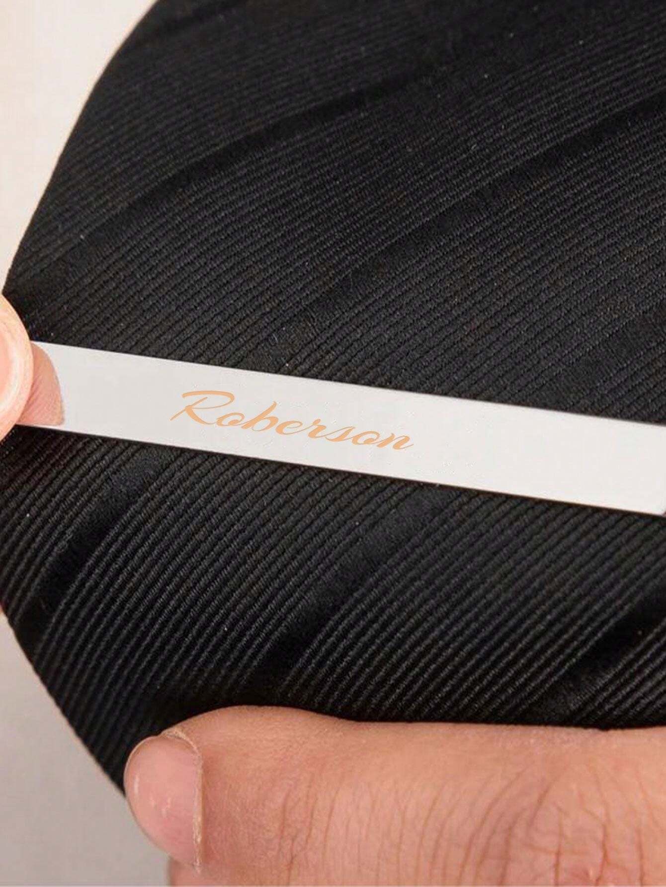 Personalized TIE CLIP For Dad Bar Clasp Tie Clip Custom Engraved