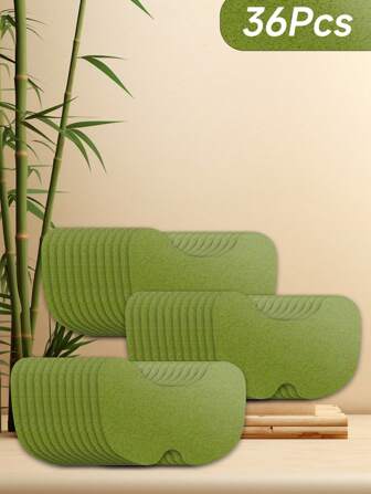 yongrow 艾灸熱敷貼，艾草貼，3入組x 36片，家庭共用套餐，膝蓋貼，適用於各種場合