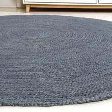 JONATHAN Y ANSA COLLECTION Z-Ara Braided Coastal Cottage Round Jute Indoor Area Rug, Casual Classic Solid Minimalist Traditional Home Décor, Bedroom, Living Room, Dining Kitchen, Pet Friendly, Easy Cleaning, Non-Shedding, High Traffic, RNF116