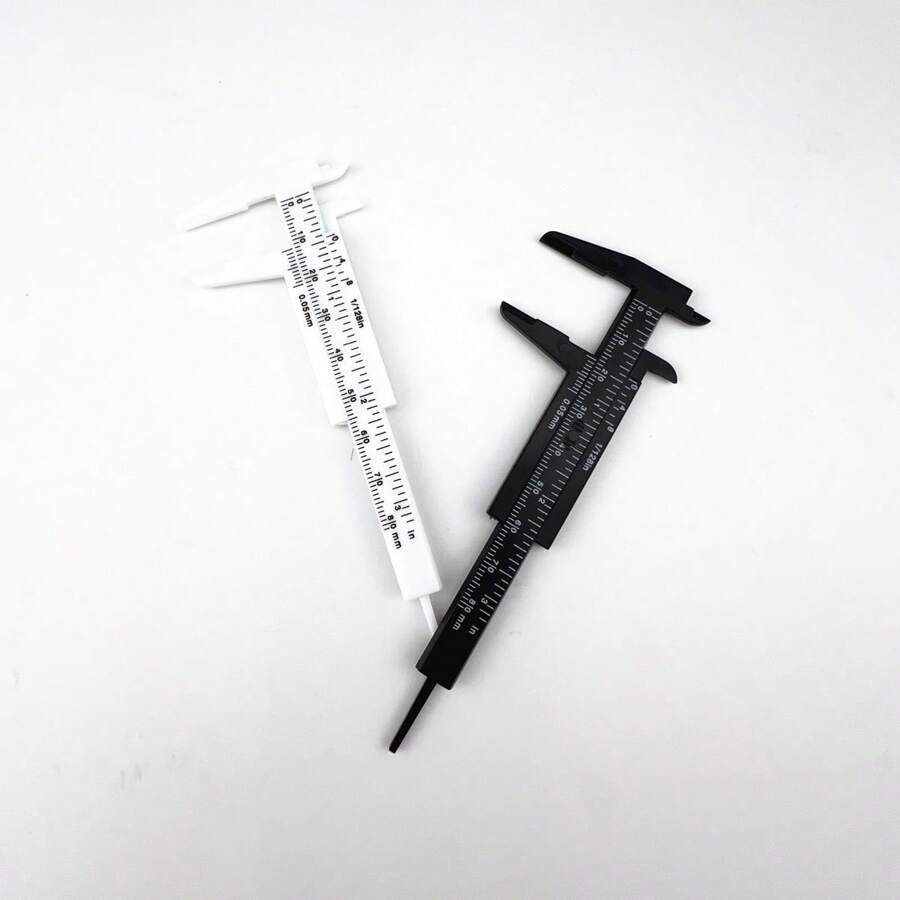 Plastic Vernier Caliper, High-Precision Miniature 80mm Dipstick Ruler ...