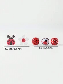 DIY瓢虫木珠套装 - 麻绳流苏珠串，创意手工工艺配件 - 瓢蟲木珠 - 查看 2