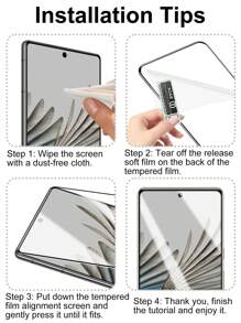 2pcs MOTO Full Cover Full Glue Anti-Static Tempered Glass Screen Protector For G Stylus 2024 G24POWER G54 G POWER 2024 5G - Clear - View 8