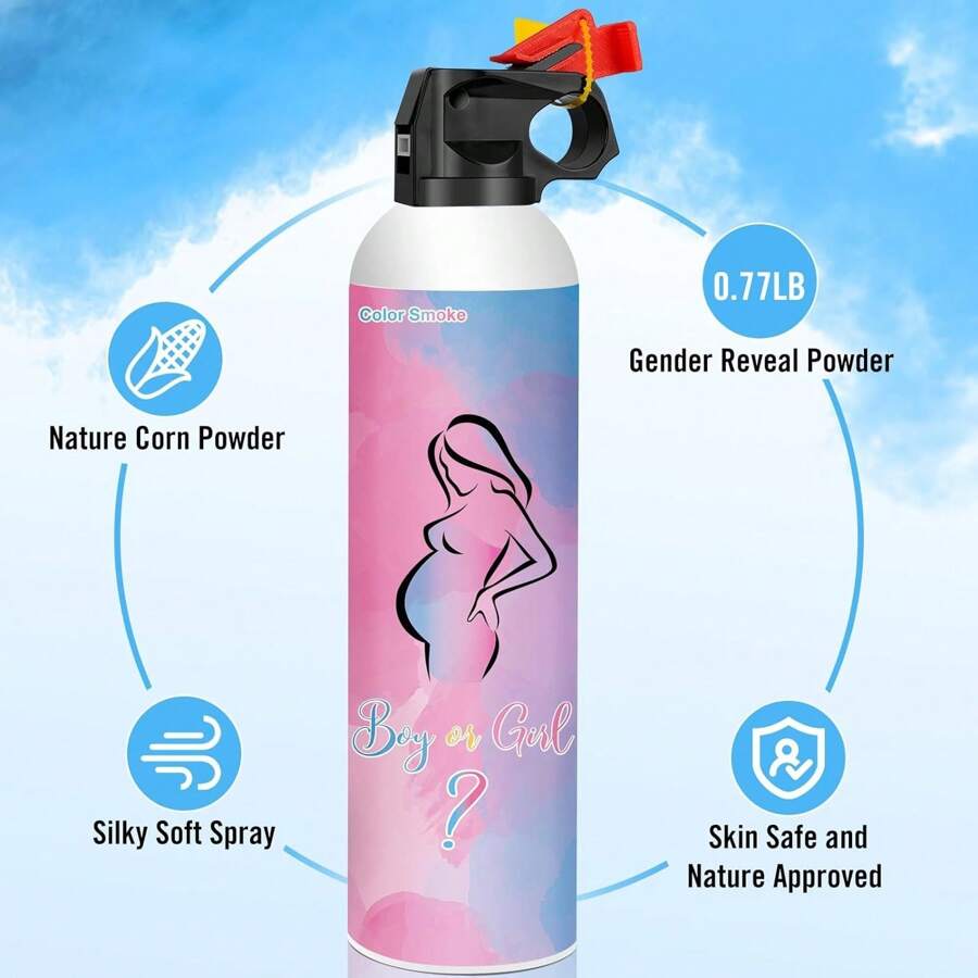 Gender Reveal Fire Extinguisher, Pink Gender Reveal Decor, Baby Girl