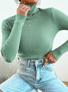 Women Sweaters - Mint Green - View 3