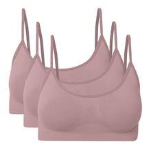 Women Basic Tops - 藕粉色 - 查看 1