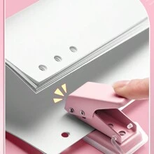 1 Peça Perfurador de Papel de Único Furo Mini em Cores Adstringentes Voltar às Aulas, Voltar às Aulas, Suprimentos Escolares