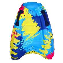 Portable Inflatable Surf Body Board, Portable Bodyboard With Handles, Inflatable Surfboard Bodyboard, Lightweight Bodyboard With Handles For Kids And Adults, Swimming Beginners - Blue - View 1