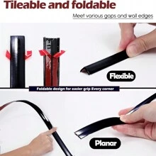 3 Meter Selbstklebende Dekorative Linien Aus Pvc Für Hintergrundwände, Innere Ecken, Dekorstreifen, Antikollisions-stoßfängerband Für Möbel, Tischkanten