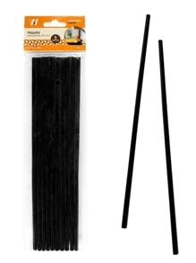Kit 5 de Hashi 24cm Preto Premium Conjunto Jogo Par Palitinho Pauzinho de Sushi Comida Japonesa Raxi Haxi - Preto - Visão 5