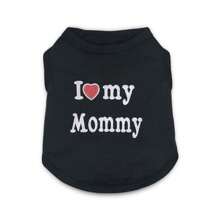 1 Peça Colete Camiseta para Cachorro de Estimação Eu Amo Meu Papai Mamãe Roupa de Presente Fantasia para Cães Pequenos Filhotes Gatinhos Yorkshire Chihuahua Poodle Terrier de Xícara Coelho Bebê - Multicolorido - Ver 15