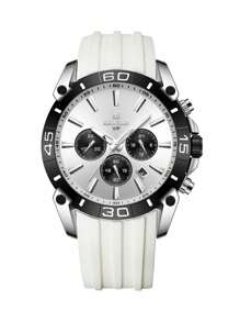 REWARD REWARD Men's Quartz Watch Silicone Band Business Fashion Style Timing Calendar Luminous Hands Multi-Functional Men Wristwatch High Quality Gift Classic Design Stainless Steel Watch Band